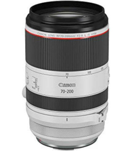 Canon RF70-200mm F2.8 L is USM Lens, Mirrorless Telephoto Zoom Lens, Compatible with EOS R Series APS-C and Full-Frame Cameras, Image Stabilization, Landscape and Sports Photography, White