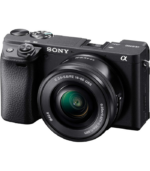 Sony Alpha a6400 Mirrorless Camera: Compact APS-C Interchangeable Lens Digital Camera with Real-Time Eye Auto Focus, 4K Video, Flip Screen & 16-50mm Lens - E Mount Compatible - ILCE-6400L/B, Black