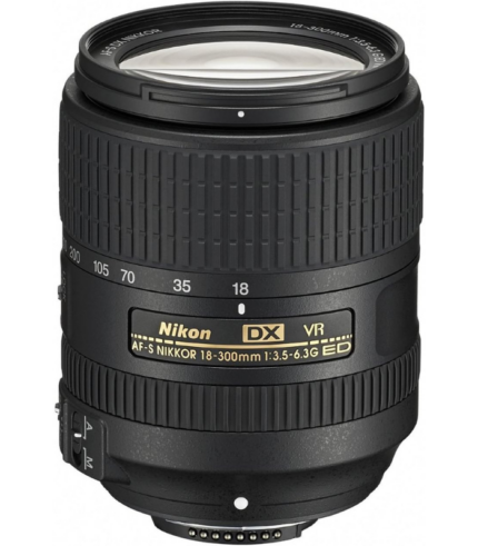 Nikon AF-S DX NIKKOR 18-300mm f/3.5-6.3G ED Vibration Reduction Zoom Lens with Auto Focus for Nikon DSLR Cameras