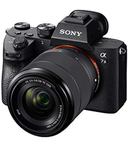 Sony a7 III (ILCEM3K/B) Full-frame Mirrorless Interchangeable-Lens Camera with 28-70mm Lens with 3-Inch LCD, Black