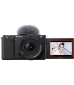 Sony Alpha ZV-E10 - APS-C Interchangeable Lens Mirrorless Vlog Camera Kit - Black, ZVE10KB - Image 5